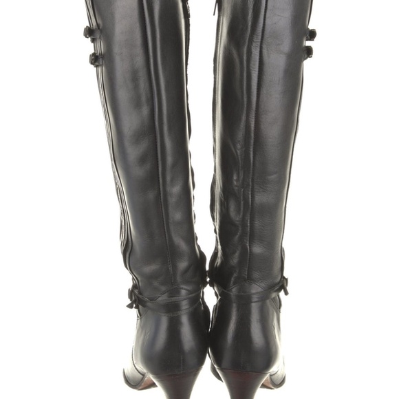 FRYE LEATHER KNEE HIGH RIDING BOOTS - Picture 2 of 11